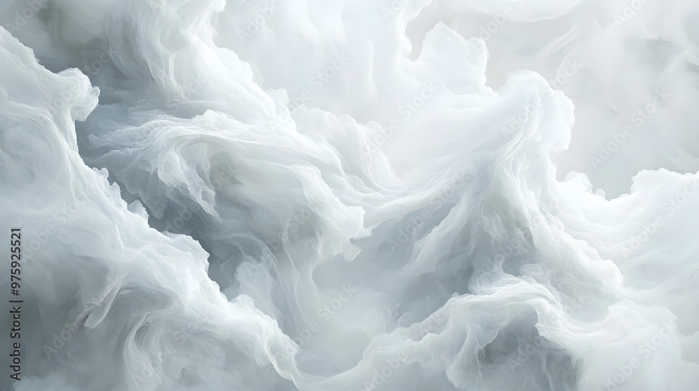 Obraz premium Swirling Air Element Wallpaper