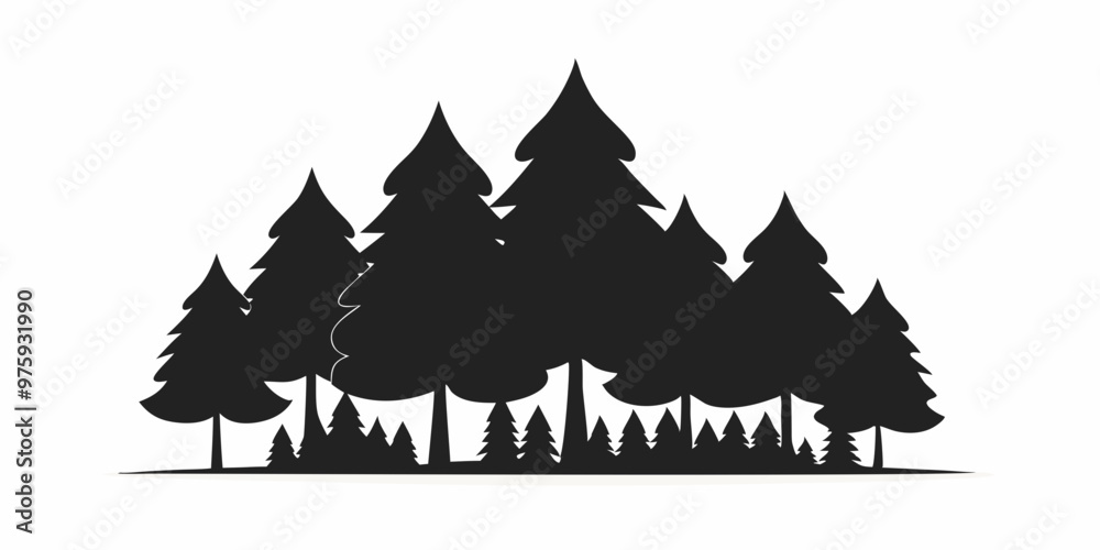 Obraz premium Beautiful bright green forest. Nature. Landscape. Nature lover. Nature, recreation.