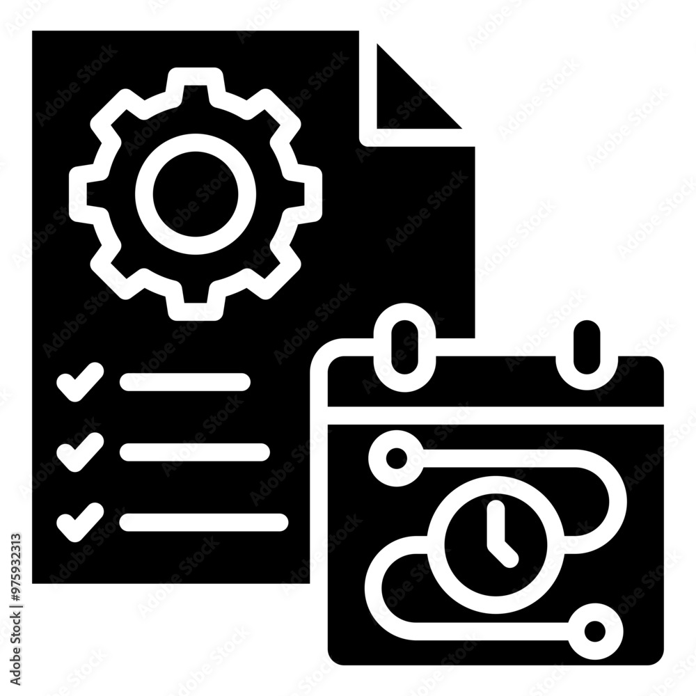 Project Management Icon Element For Design Project Management Icon Element For Design