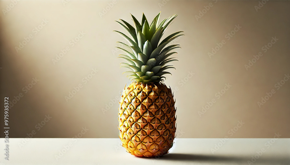 pineapple on a table pineapple on a table