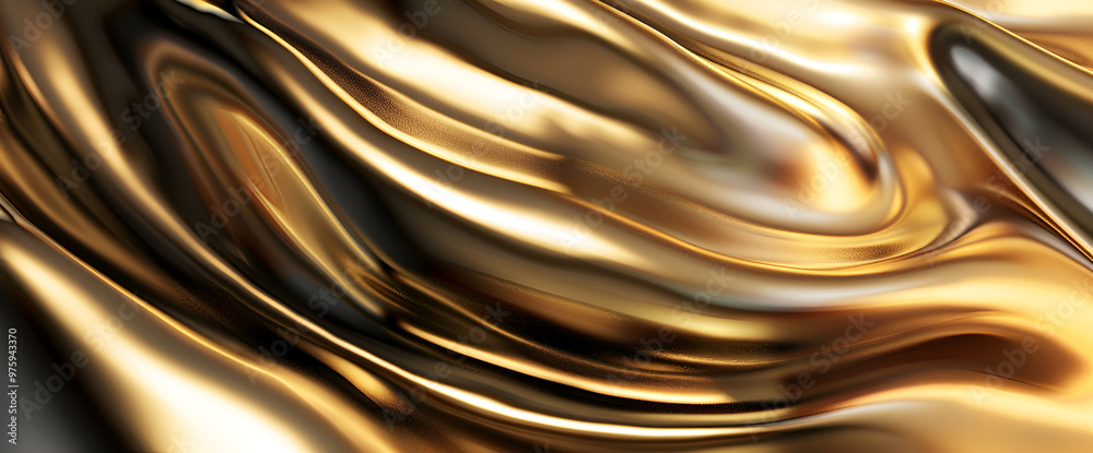 Luxurious golden background with satin drapery ,Background luxury gold textured metallic, chrome modern cover backdrop wallpaper Luxurious golden background with satin drapery ,Background luxury gold textured metallic, chrome modern cover backdrop wallpaper