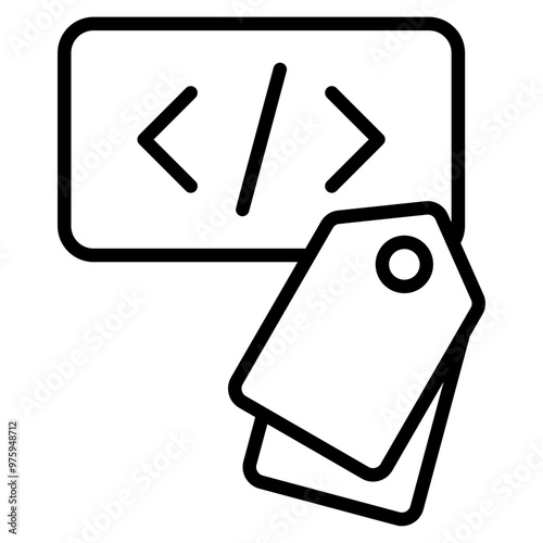 Meta Tags Icon For Design Elements