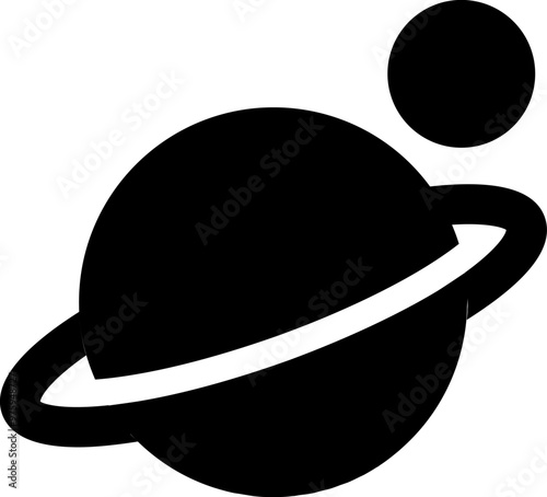 UI orbit Vector Icon Illustration. Glyph Style