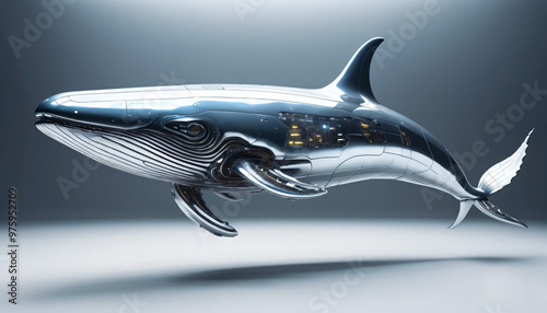 a futuristic whale