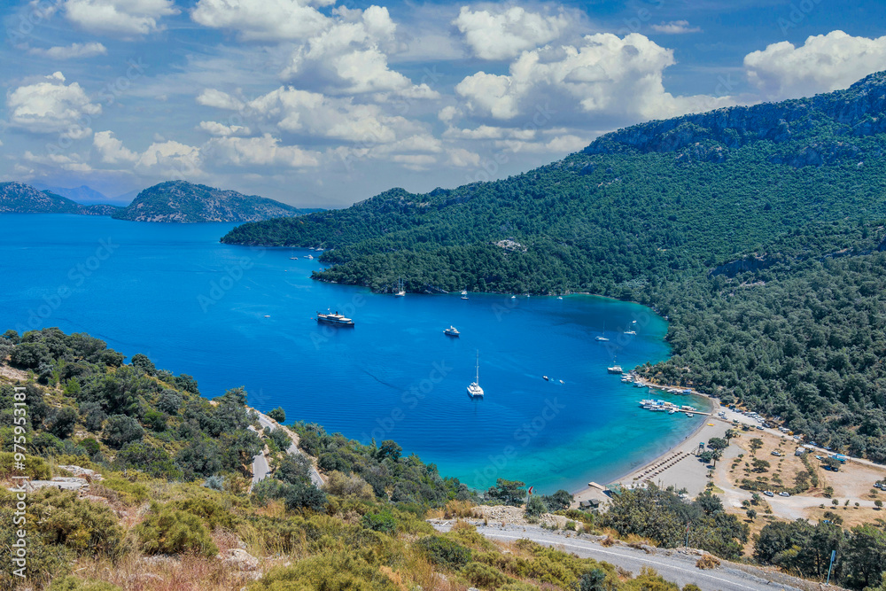 Sarsala Bay in Dalaman Town of Turkey