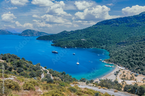 Sarsala Bay in Dalaman Town of Turkey