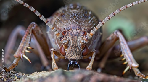 Dobsonfly close up wallpaper