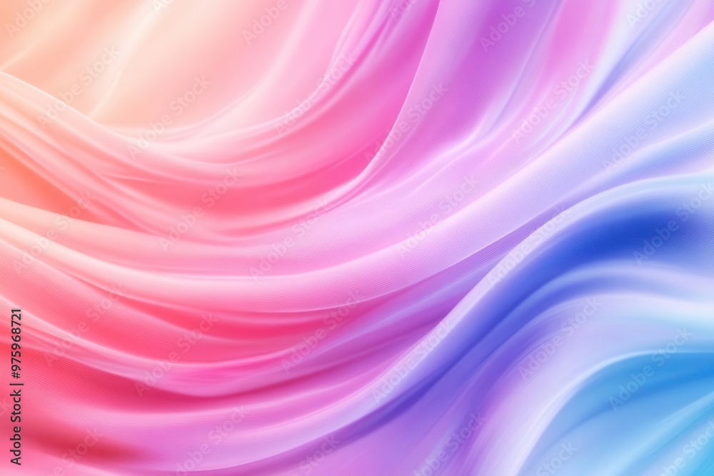 Soft pastel hues in delicate swirls, representing a serene, quiet atmosphere, [subtle , subdued , gentle], [tranquil minimalism],