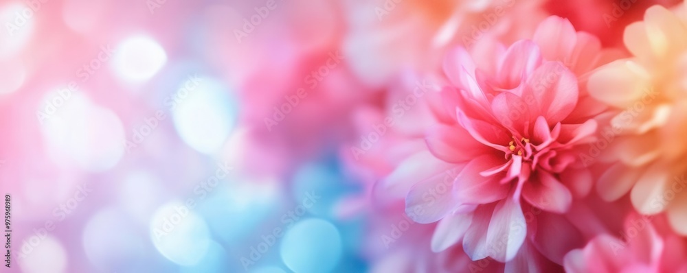 Soft floating elements in pastel tones, evoking a light, airy feeling, [subtle , subdued , airy], [ethereal atmosphere],