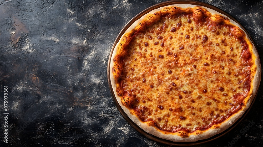Mouthwatering Deep-Dish Pizza Crust with Inviting Golden Hue