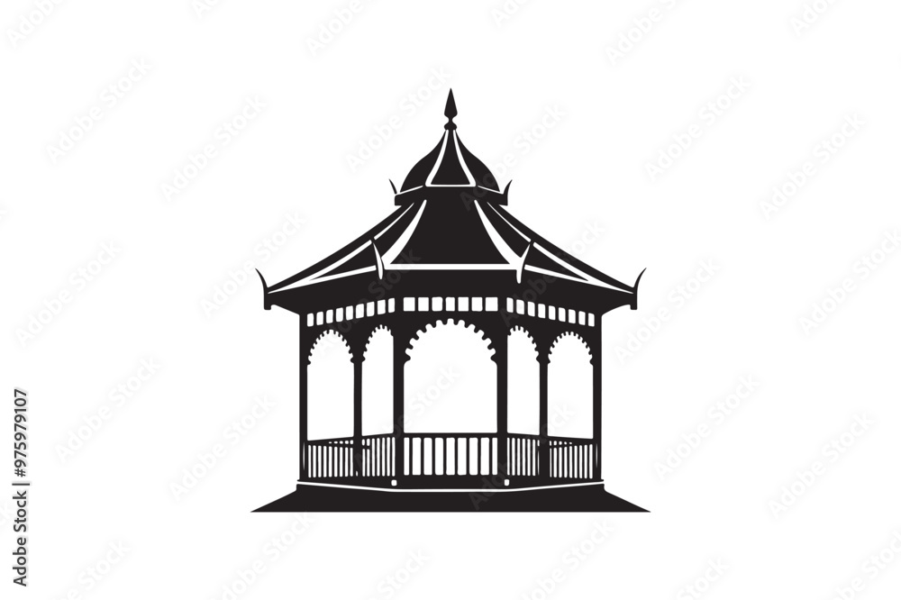 Pavilion silhouette vector illustration, Pavilion silhouette vector, Pavilion silhouette PNG Pavilion silhouette vector illustration, Pavilion silhouette vector, Pavilion silhouette PNG