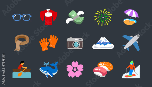 World Tourism Day Cartoon Emoji