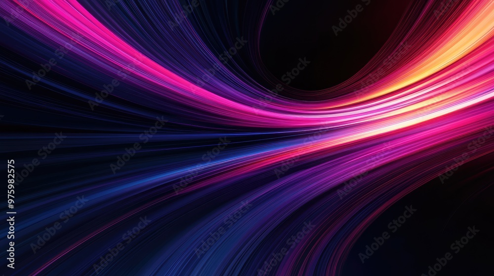 Dynamic lines of color slicing through a dark background, creating a sense of movement. Dynamic lines of color slicing through a dark background, creating a sense of movement.