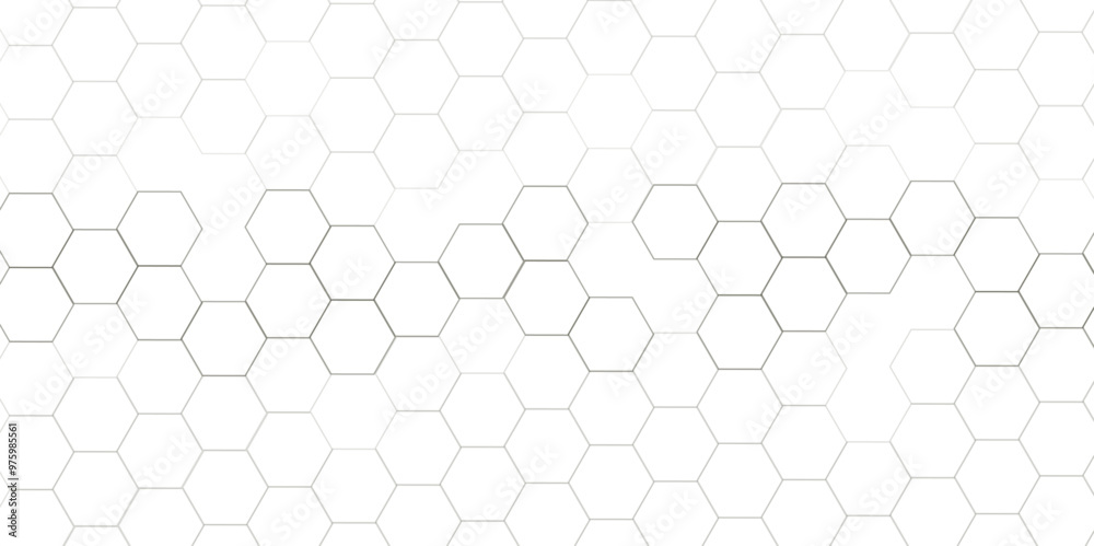 Abstract white background with hexagon and hexagonal background. Luxury white pattern with hexagons. abstract 3d hexagonal background with shadow. 3D futuristic abstract honeycomb mosaic background.