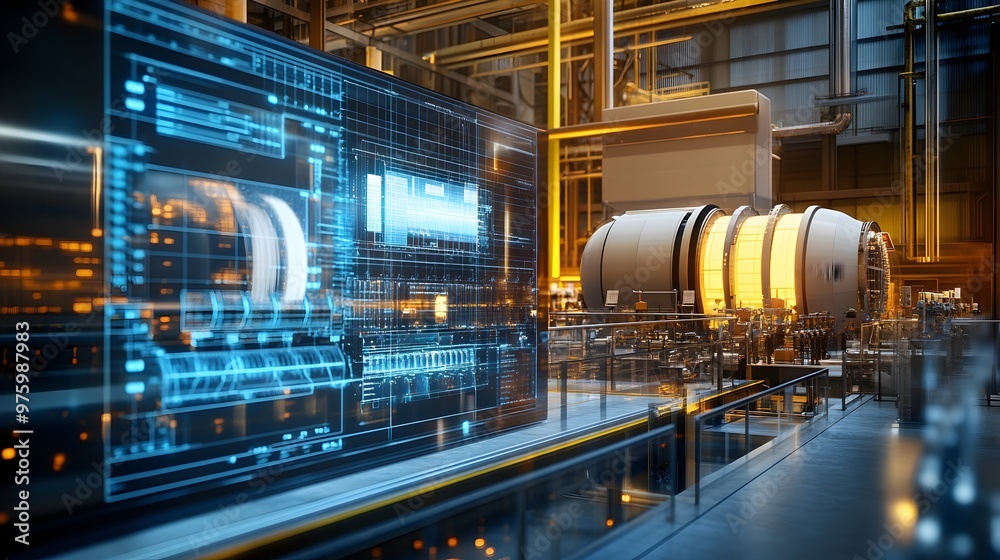 Comprehensive Real-Time Monitoring and Control System for Industrial Production Facilities Showcasing Advanced Automation,Data Analytics.
