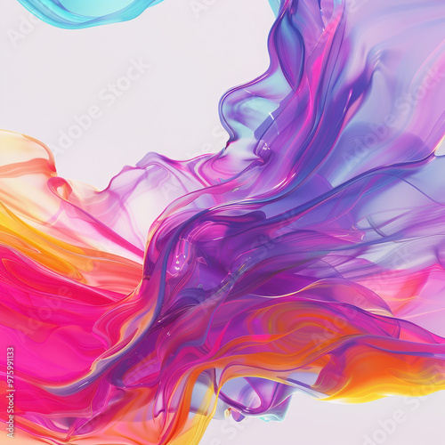 abstract colorful vibrant fluid modern bright flowing dynamic artistic purple pink orange blue creative swirl wave design pattern texture neon motion art 