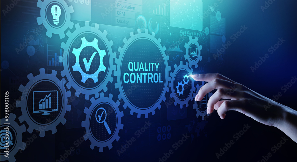 Quality control assurance standards business technology concept. Quality control assurance standards business technology concept.