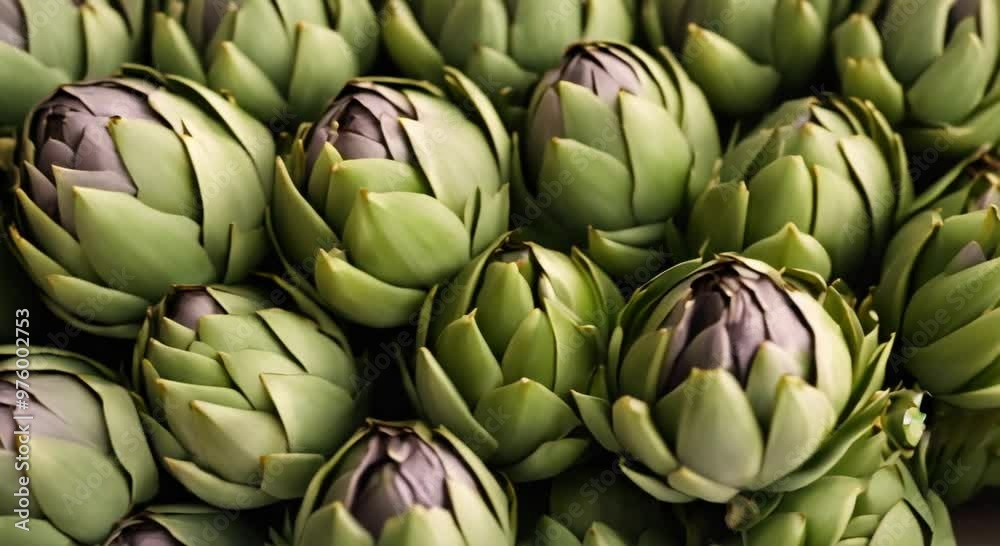 Fresh artichoke 4k animation Fresh artichoke 4k animation