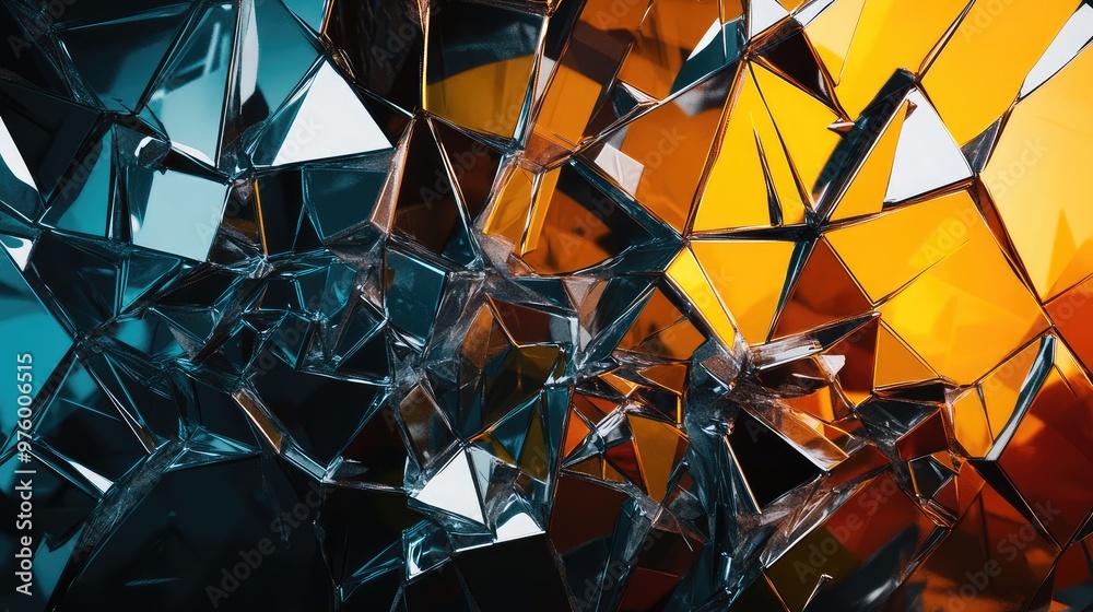 Shattered geometric patterns reassembling in an ever-evolving cycle of motion.