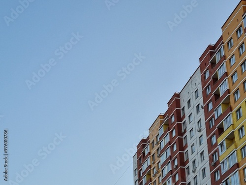 modern office building with sky