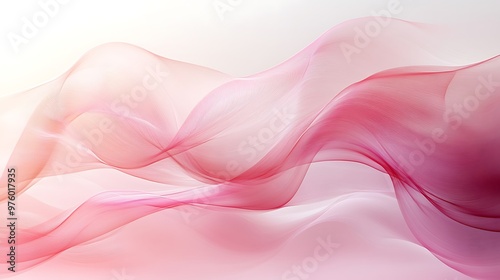 Abstract liquid smoke background. white and pink color ink dynamic motion background