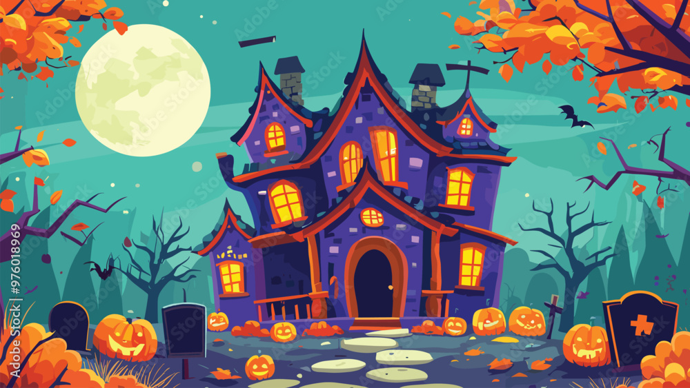 Vector illustration image commemorating Halloween Vector illustration image commemorating Halloween