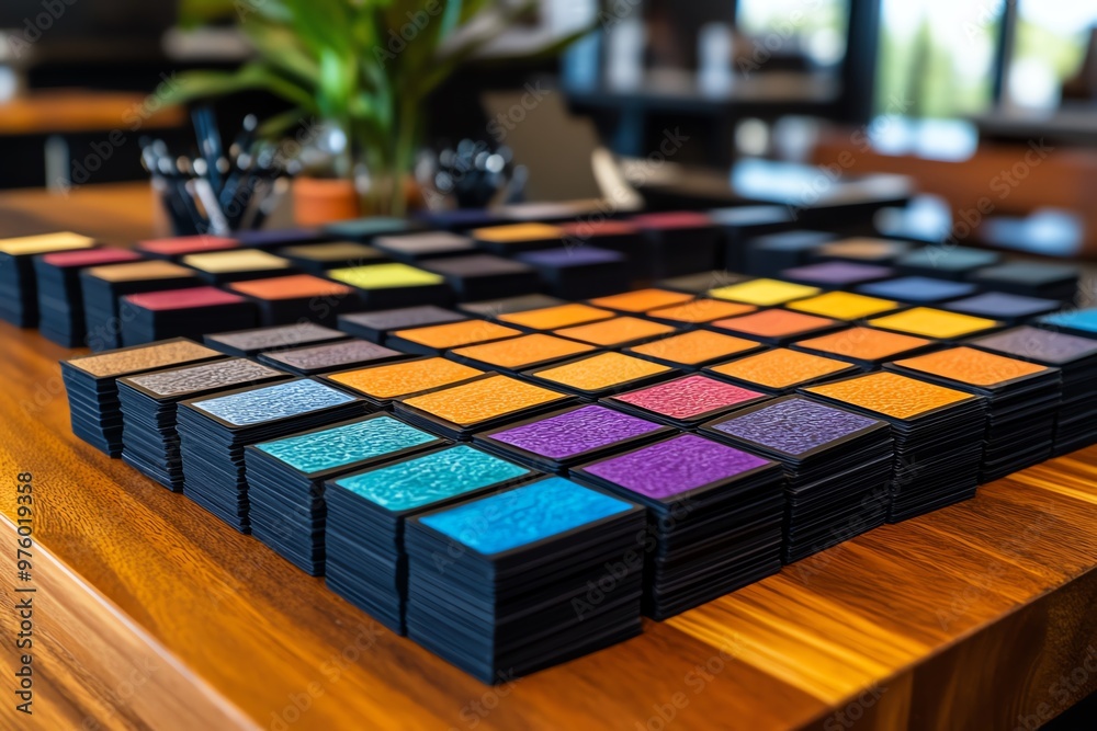 Bold index cards with thick black borders, large text fields, and strong colors for study or presentations Bold index cards with thick black borders, large text fields, and strong colors for study or presentations