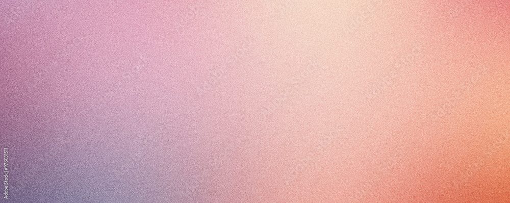 Pastel gradient background with peach, pink, and purple grainy tones