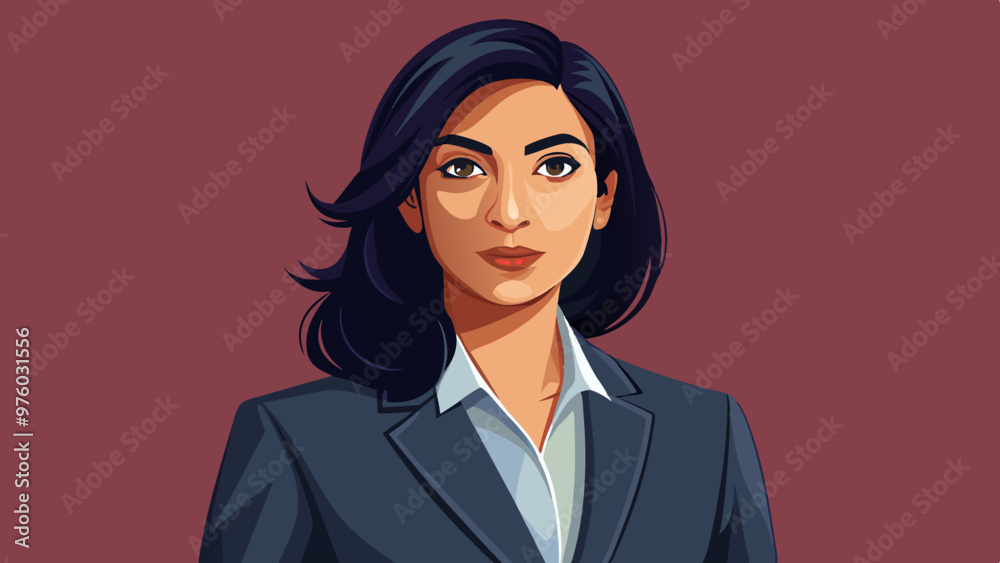 Indian Businesswoman in Suit, Professional Vector Illustration for Corporate Use Indian Businesswoman in Suit, Professional Vector Illustration for Corporate Use