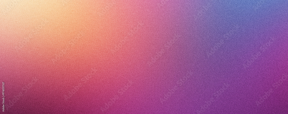 Orange to purple grainy gradient background with smooth blend Orange to purple grainy gradient background with smooth blend