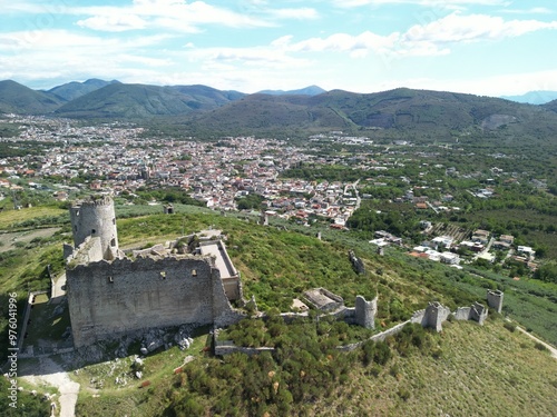 Avella old castle ruins, italy photo