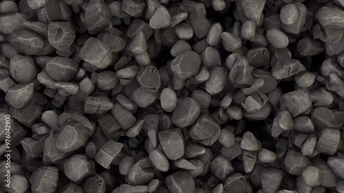 Dynamic Stone Transitions - Rock Animation Revealing Effect from edges in to edges out