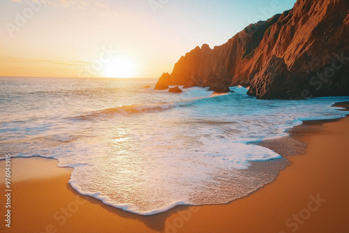 Beach At Sunset