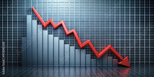 Free Download Recession and crisis concept with decline chart, recession, crisis, decline, chart, financial, concept, economy - GFXLoad