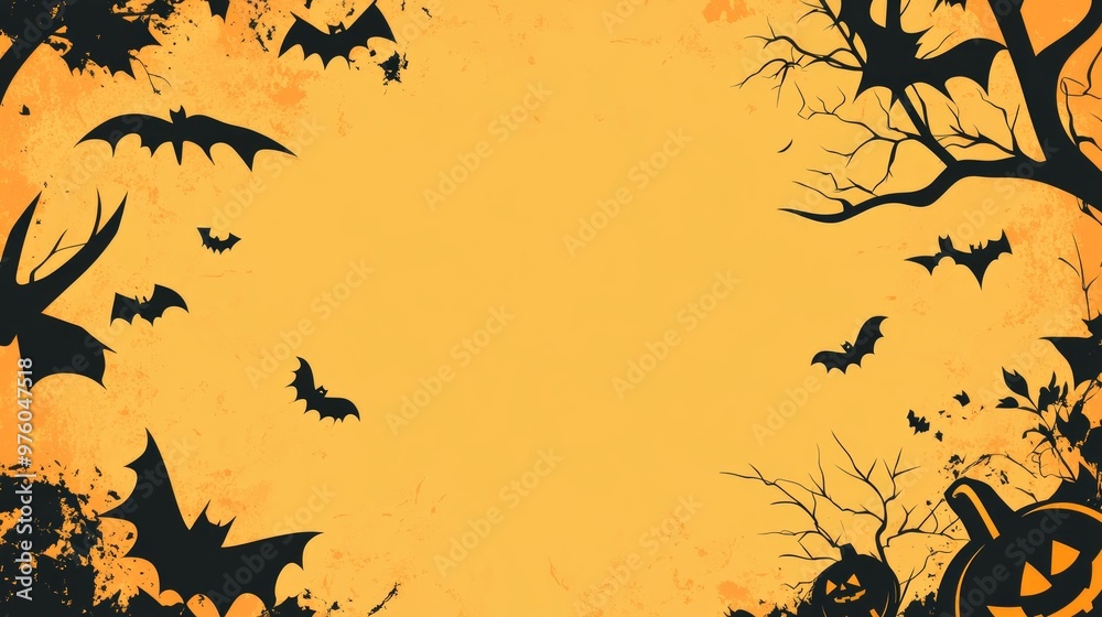 Halloween background design materials Halloween background design materials