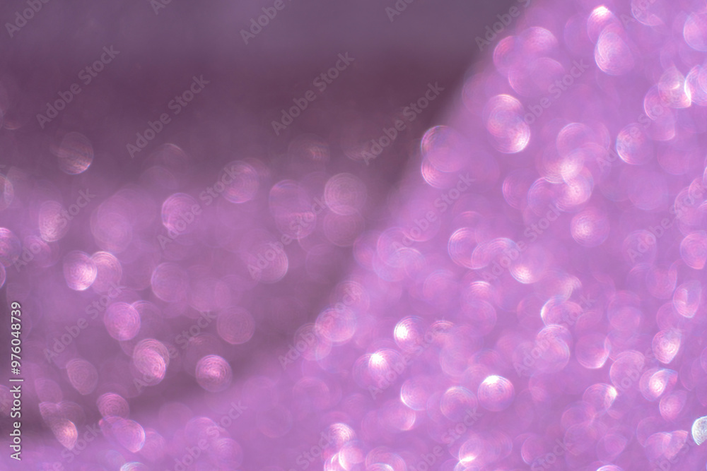 Abstract bokeh background. Pink magenta colors blur lights bokeh background with shadow lines