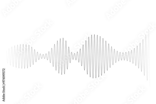 sound icon set. digital recorder voice audio wave vector symbol. soundwave frequency icon in black and white color. Sound waves, Equalizer, Audio waves, Radio signal,