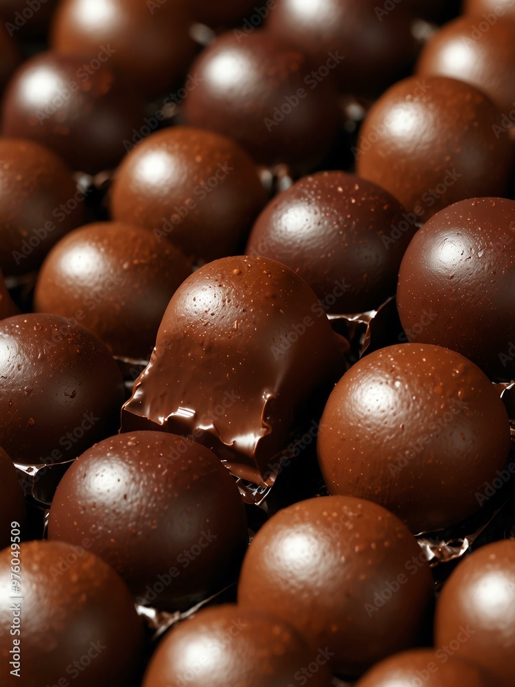 Chocolate bonbons illustration. Chocolate bonbons illustration.