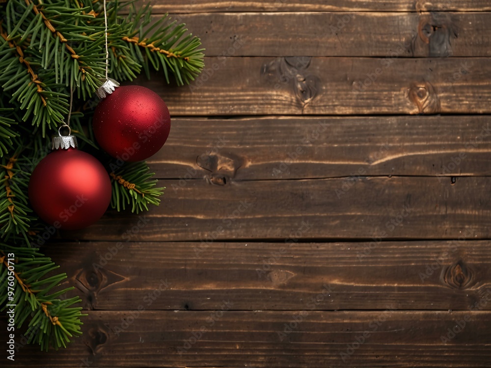Christmas decoration on a wooden background. Christmas decoration on a wooden background.