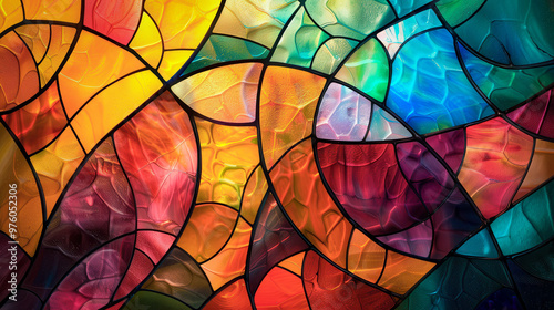 Stained Glass Abstract Art ...