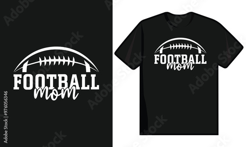 Football Mom T Shirt Design