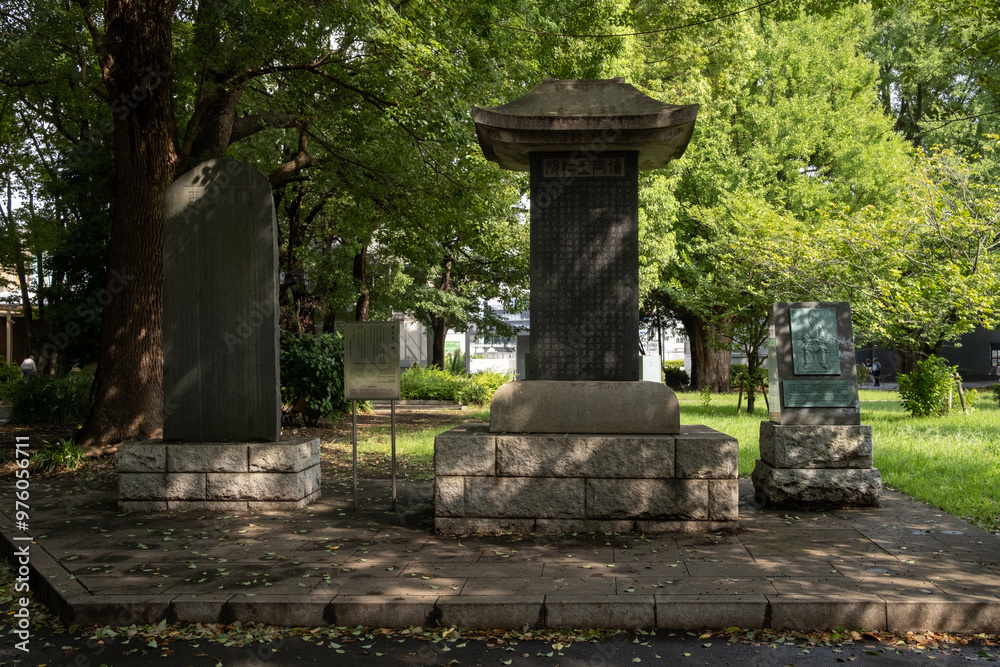 Ueno Park, is one of Japan's five oldest public parks. It's best known for Ueno Zoo, many museums, and spectacular cherry blossoms in the spring in Tokyo, Japan