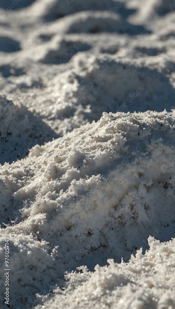 Close-up of snow texture. Close-up of snow texture.