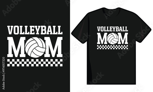 Volleyball Mom T Shirt Design