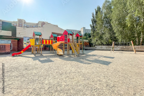 Wallpaper Mural children's playground on the territory of an apartment building Torontodigital.ca