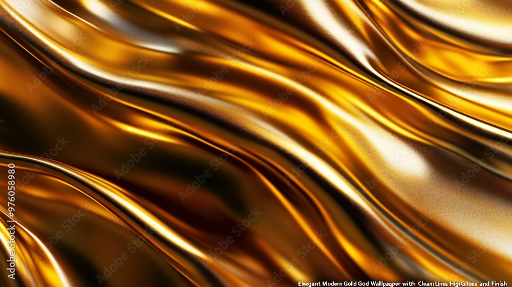 Cool Sleek Metal Design with Chic Golden Effect Background Elements Wallpaper Cool Sleek Metal Design with Chic Golden Effect Background Elements Wallpaper