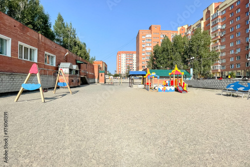 Wallpaper Mural children's playground on the territory of an apartment building Torontodigital.ca