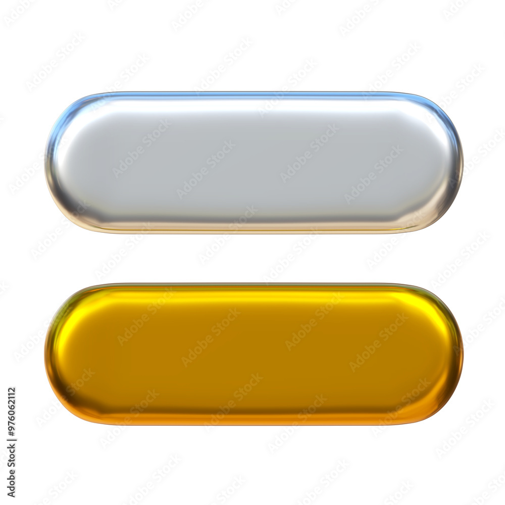Gold and silver button on png transparent background. Gold and silver button on png transparent background.