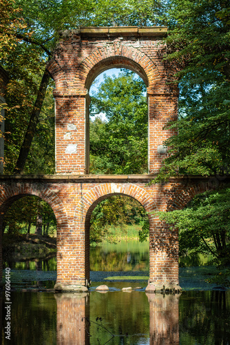 Romantic Park in Arcadia, Poland.