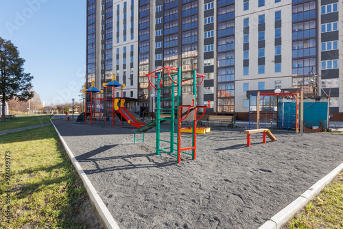Wallpaper Mural children's playground on the territory of an apartment building Torontodigital.ca